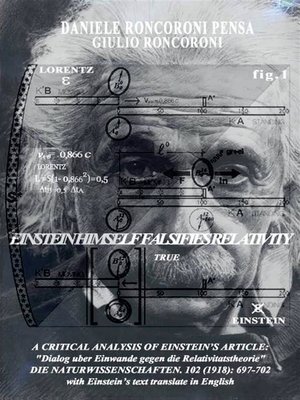 cover image of A critical analysis of einstein's article -